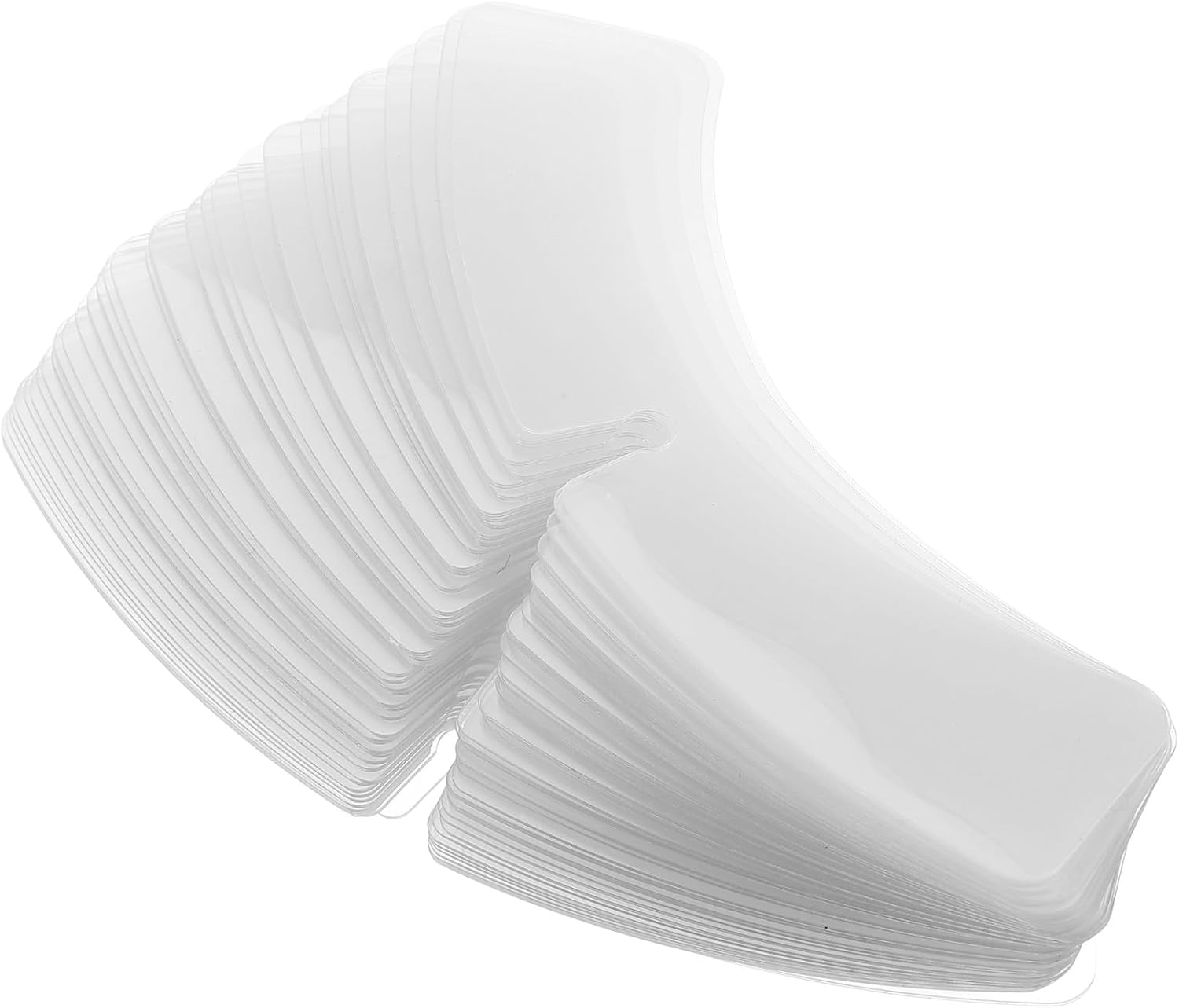 NOLITOY Plastic Collar Stays 100pcs Shirt Collar Stiffeners for Men