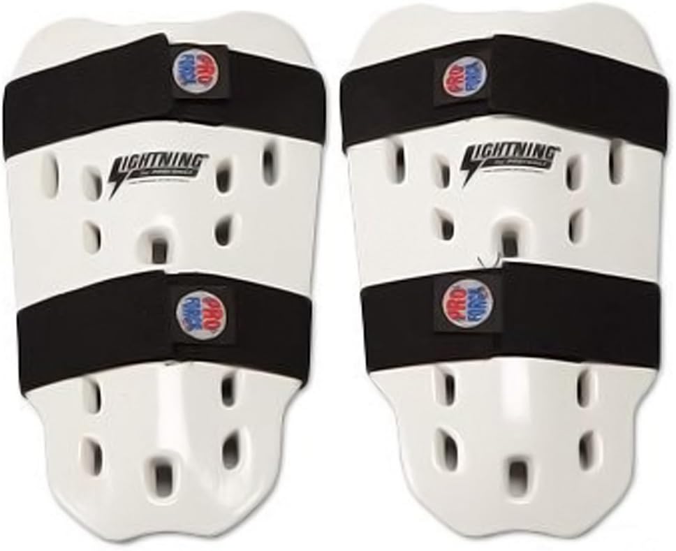 Pro Force Lightning Shin Guards - White - Medium