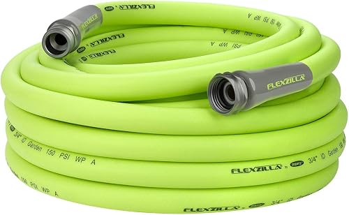 Garden Hose 3/4 in. x 50 ft., Lightweight All-Weather Water Hose, Durable and Flexible, Leak-Free Connections