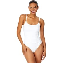 Anne Cole - Live in Color Shirred Lingerie Maillot One Piece Swimsuit-8-Strawberry