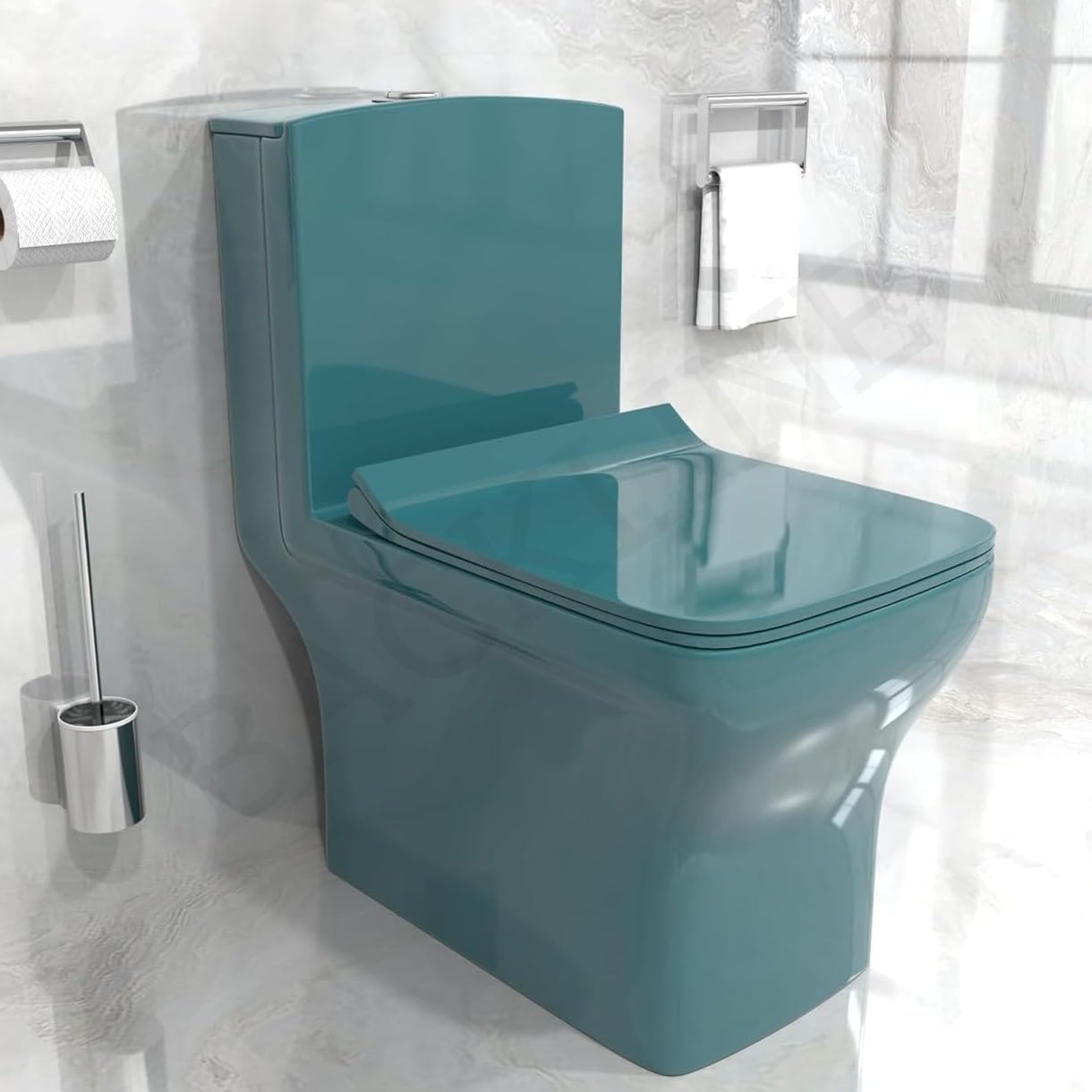 B Backline Ceramic Commode for Toilet/One Piece Western Toilet Commode ...