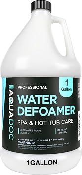 Hot Tub Defoamer - Spa Defoamer for Hot Tub Owners 128oz, Spa Anti Foam to Keep Foam Down, Hot Tub Chemicals Made in USA - AquaDoc