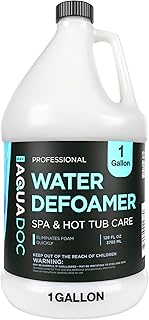 Hot Tub Defoamer - Spa Defoamer for Hot Tub Owners 128oz, Spa Anti Foam to Keep Foam Down, Hot Tub Chemicals Made in USA - AquaDoc