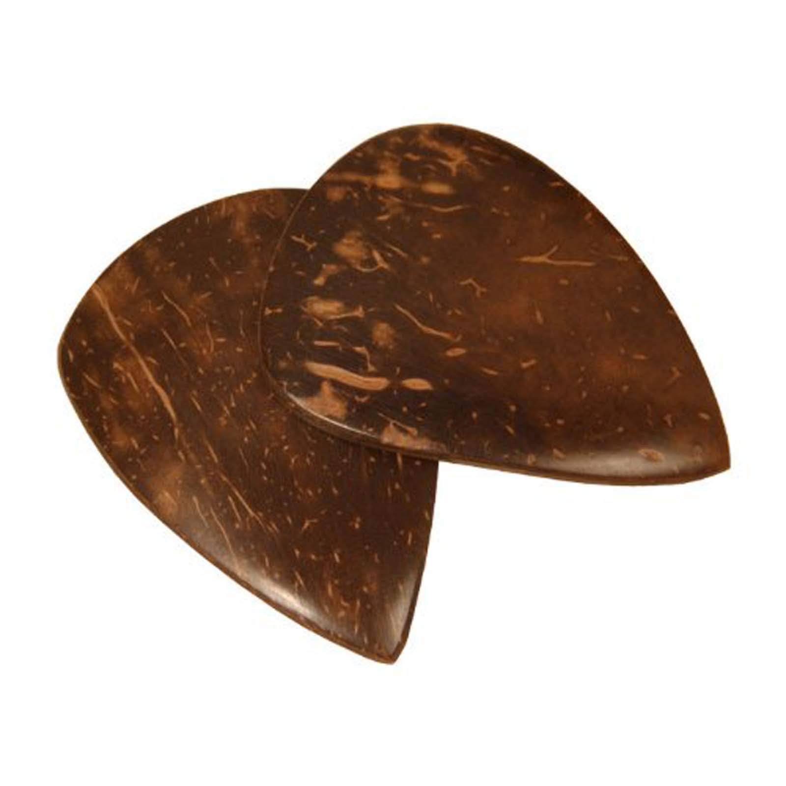2 Traditional Crafted High Grade Coconut Shell Sarod Jawa Pick Plectrum