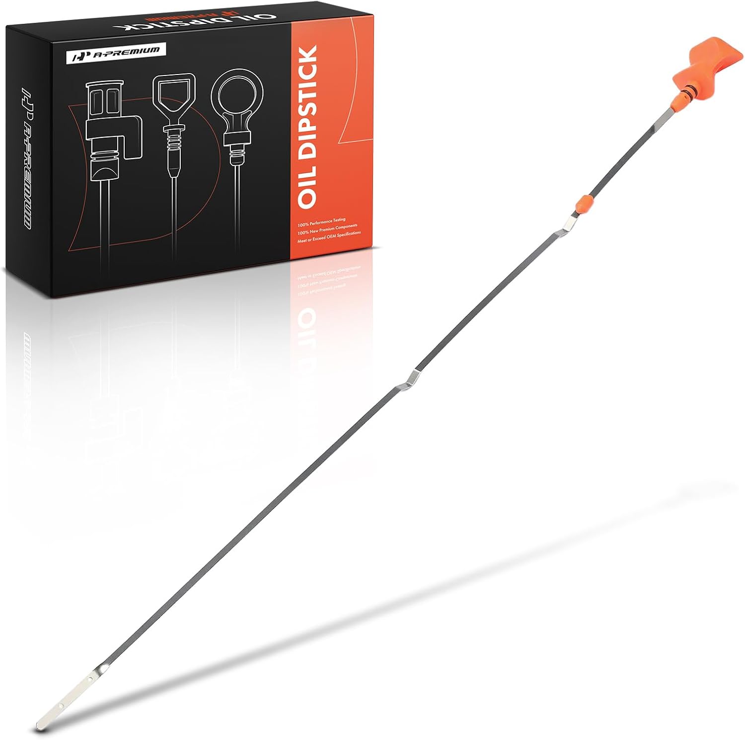 A-Premium 2.0L 4 Cyl Engine Oil Dipstick Compatible with Honda Civic 2006-2011, Engine Oil Measuring Rod Dip Stick