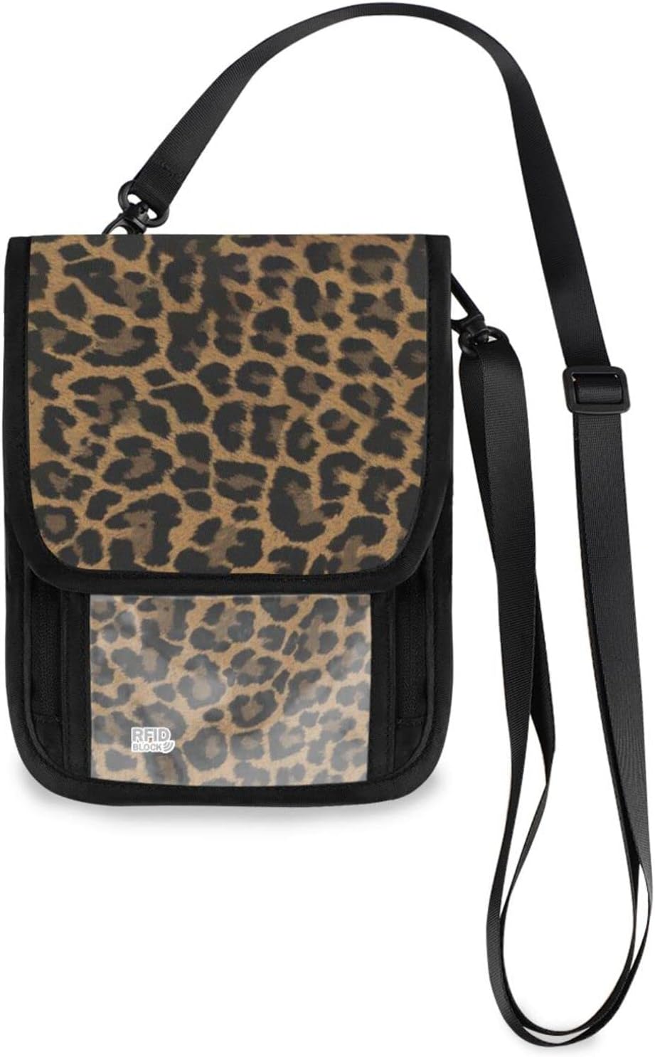 Neck Wallet Concealed Passport Holder and Travel Neck Pouch Hidden Passport Holder