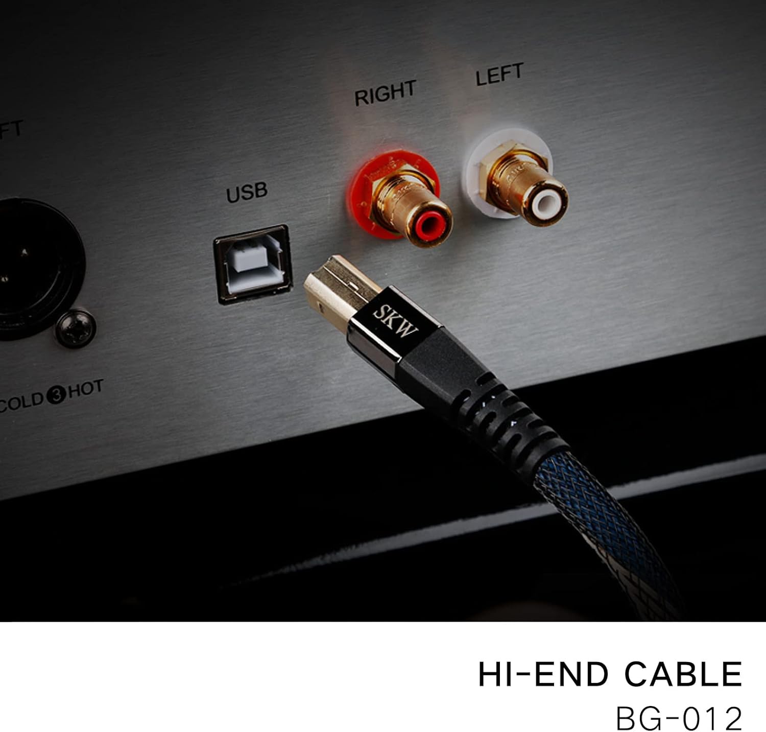 SKW Audiophiles USB 2.0 DAC Audio Cable USB Type A to USB Type B Printer Cable for Computer to DAC, Sound Card, or Headphone Amplifier 4.9ft(1.5m)