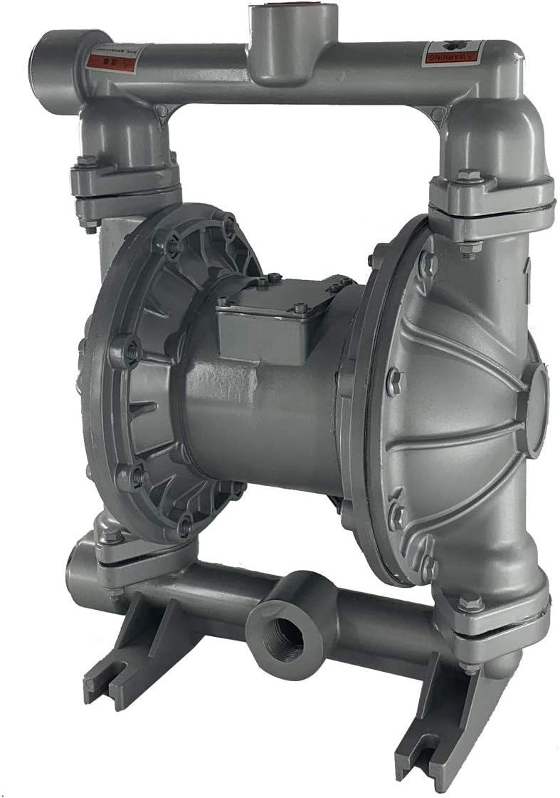 Double Diaphragm Pump - 1 inch Inlet & Outlet, Dual Diaphragm Air Pump, 35 GPM Max, 120PSI