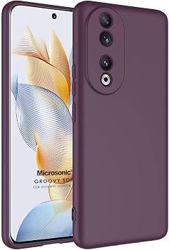 Microsonic Honor 90 K l f Groovy Soft Mor [Honor 90 ile Uyumlu K l f - Mor]