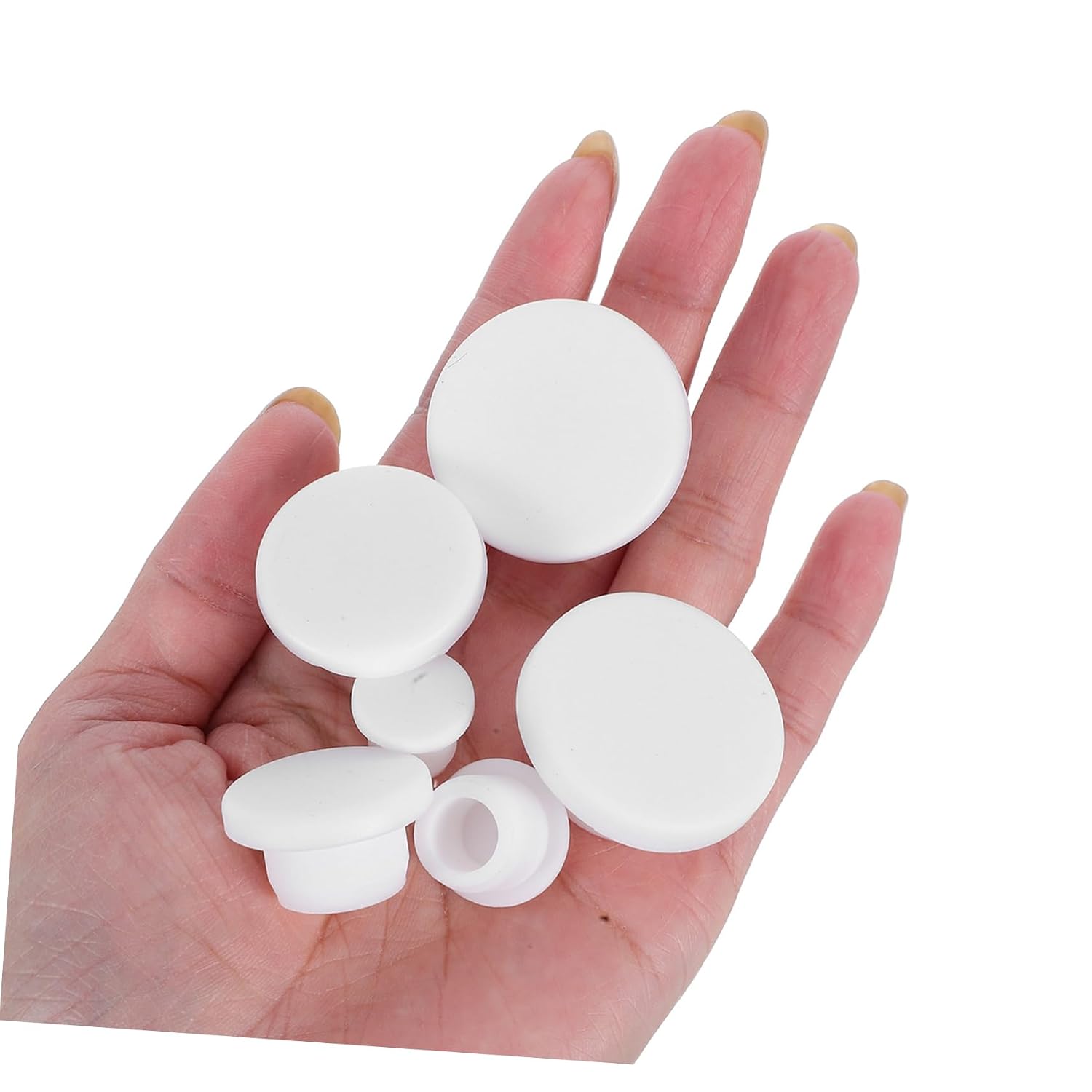 30pcs Silicone Sealing Plugs for Bottles and Tubes Reusable Bottle Stopper Hole Plug Replacement for Lab Glass Tubes and Cylinder