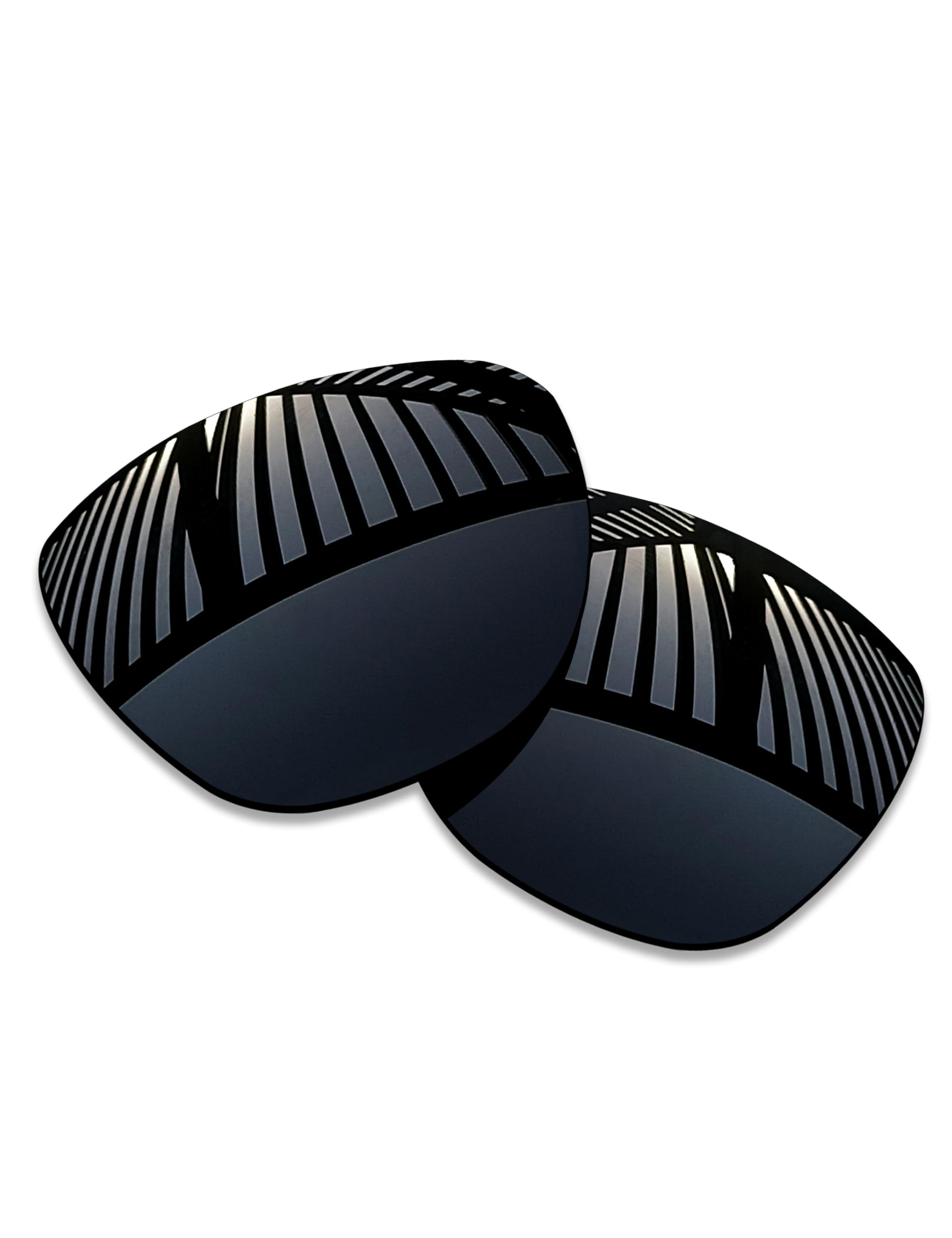 Lot de 5 paires de verres de rechange pour lunettes de soleil RayBan RW4014 Skyler (Gen 2) 52 mm – Noir uni + titane + bleu glacier + rouge feu + émeraude + transparent HD
