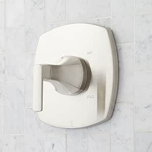 Signature Hardware 953986 Sefina Pressure Balanced Valve Trim Only - Less Rough-In Valve - Brushed Nickel