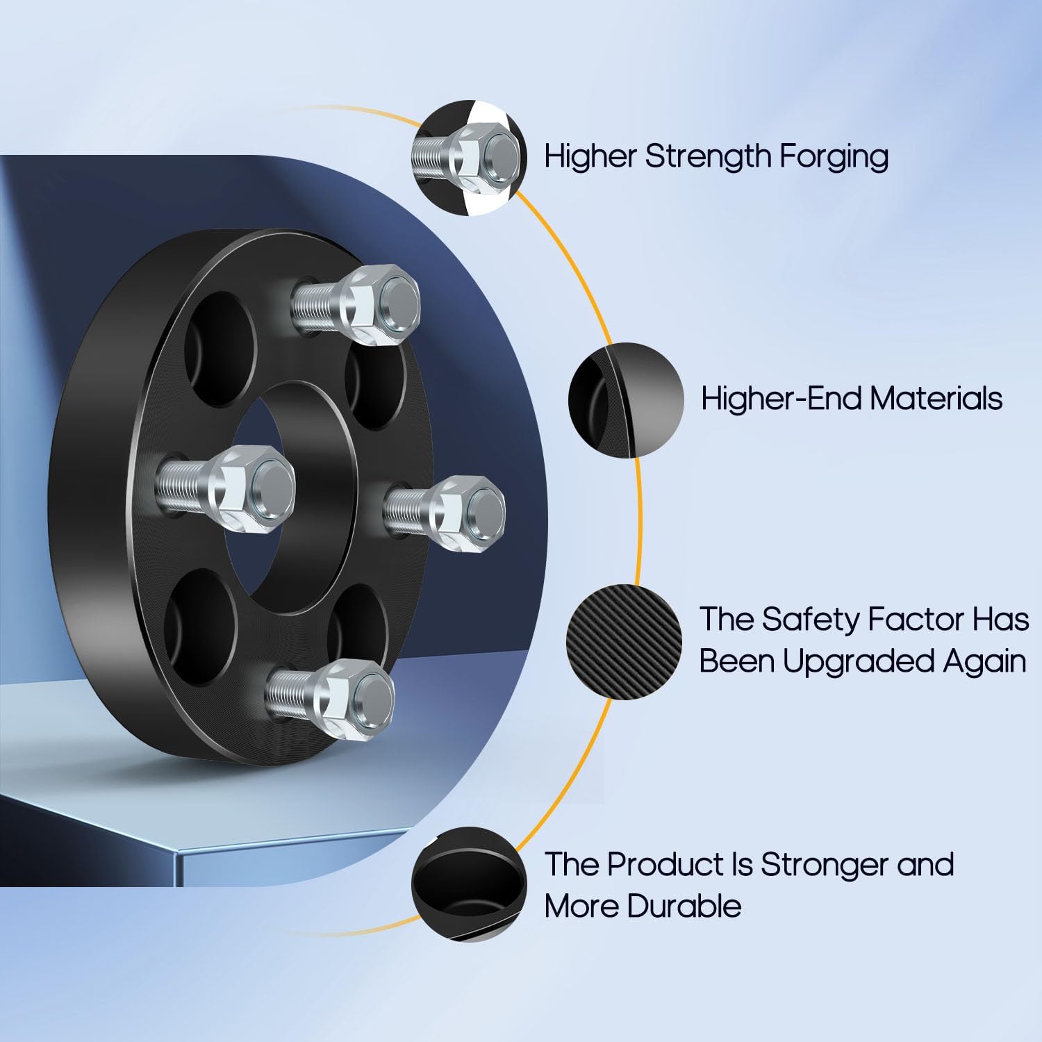 OCPTY 4x100 Wheel Spacers Adapters 1 inch Real Forged Spacers with 12x1.5 ThreadSize 60.1mm Hub Bore fits 1986-2001 for Integra 2PCS