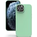 YATWIN Silicone Back Case for iPhone 11 Pro Max, Soft-Touch Phone Back Cover for Apple iPhone 11 Pro Max - Light Cyan gallery image