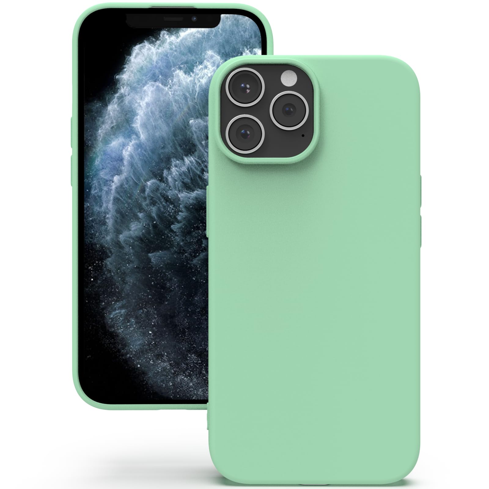 YATWIN Silicone Case for iPhone XR, Soft-Touch, Shockproof, DustProof, Antiskid Full Body Armour Phone Cover for Apple iPhone XR - Dark Green — view 150