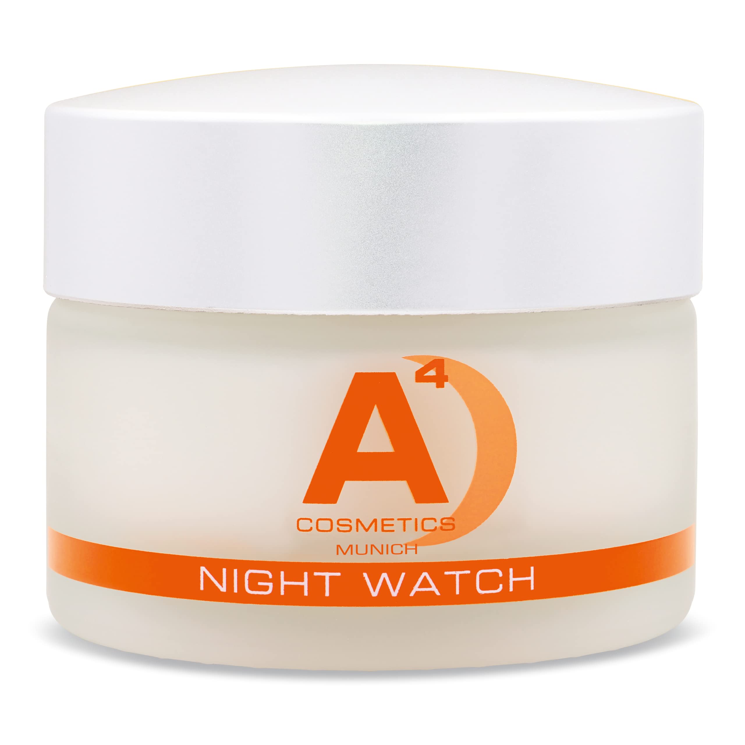 A4 - NIGHT WATCH Anti-Aging Nachtcreme | Creme | Gesichtscreme | Nachtpflege mit bio-zertifziertem Arganöl (50ml) | Clean Beauty Wirkstoffkosmetik auf natürlicher Basis