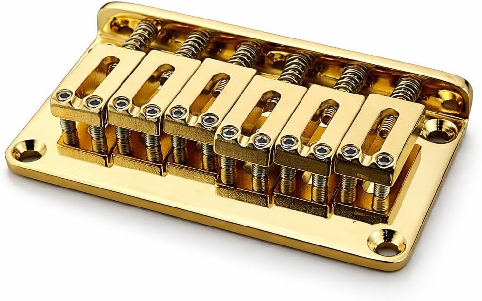 Gotoh Hardtail Bridge - Gold - Steel Saddles