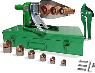 Plastic Water Pipe Welder for PP, PP-R, PE, PP-C - Poly Pipe Fusion Machine - PVC Pipe Heater - 110V Pipe Welding Equipment