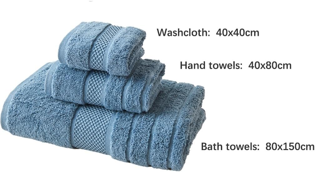 Cotton Soft Towel Bath Towel Set Adult Bath Towel 80 * 150 Hand Towel 40 * 80 Face Towel 40 * 40 Bathroom Cotton Towel