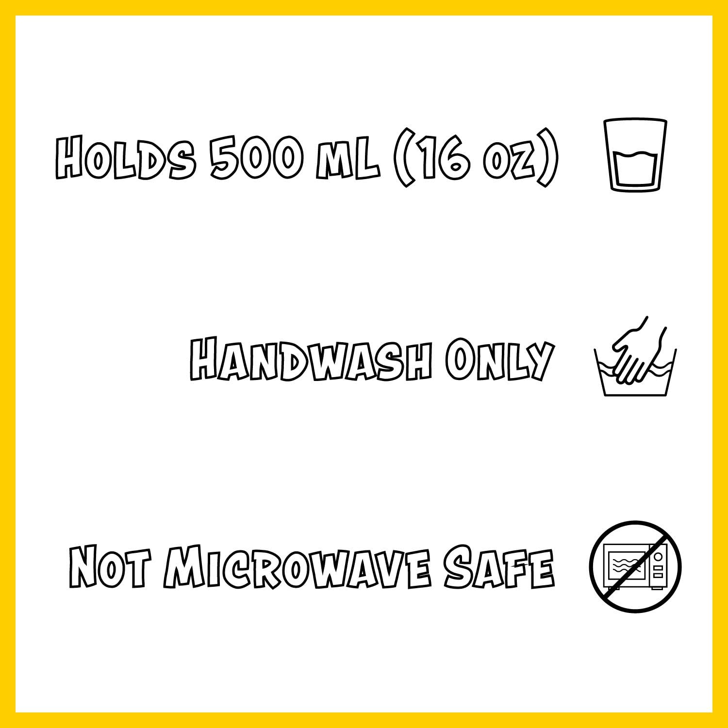 Paladone Super Mario Power Up Water Bottle - Spill & Leak Proof Lid Design - 500 ml