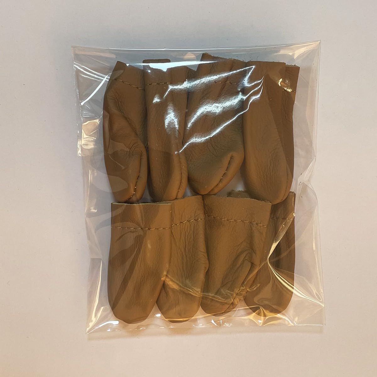 10 Pares Protectores Dedos Fieltro Aguja - Cuero Sintético, Para Costura, Bordado, Fieltro, Evita Pinchazos