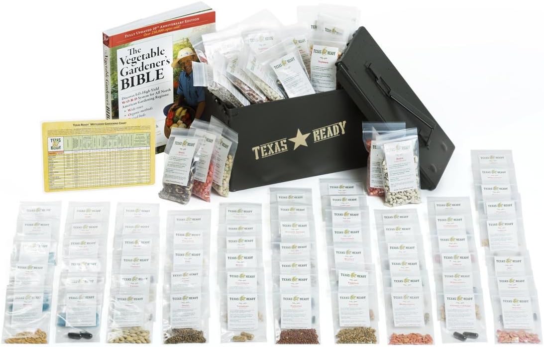 Texas Ready Lock Box Seed Bank (for 4 Adults)