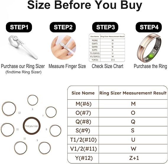 Smart Ring Ultra Narrow Slim Fitness Rings Heart Rate Monitor Sleep Tracker Blood Oxygen Health Tracker Step Counter Calorie Pedometer Waterproof Intelligent Smart Rings for Women Ladies Men #M/#6