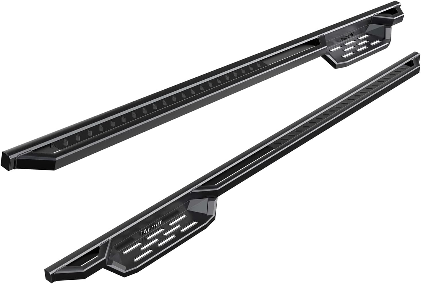 HD Ridez Pocket Drop Steps Armor Compatible with Dodge Sprinter 2007-2009 Full Size Van & Mercedes-Benz Sprinter 10-26(Exclude Passenger Van With Rear A/C and 2015 4X4) (Nerf Bar Side Steps Side Bars)
