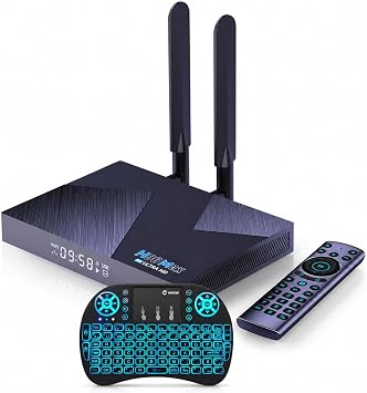 Android 12 TV Box H96 MAX V58 RK3588 ثماني النواة 8 جيجابايت رام 64 جيجابايت روم WiFi6 ثنائي النطاق بلوتوث 5.0 8K 4K USB 3.0 مشغل وسائط التلفزيون الذكي