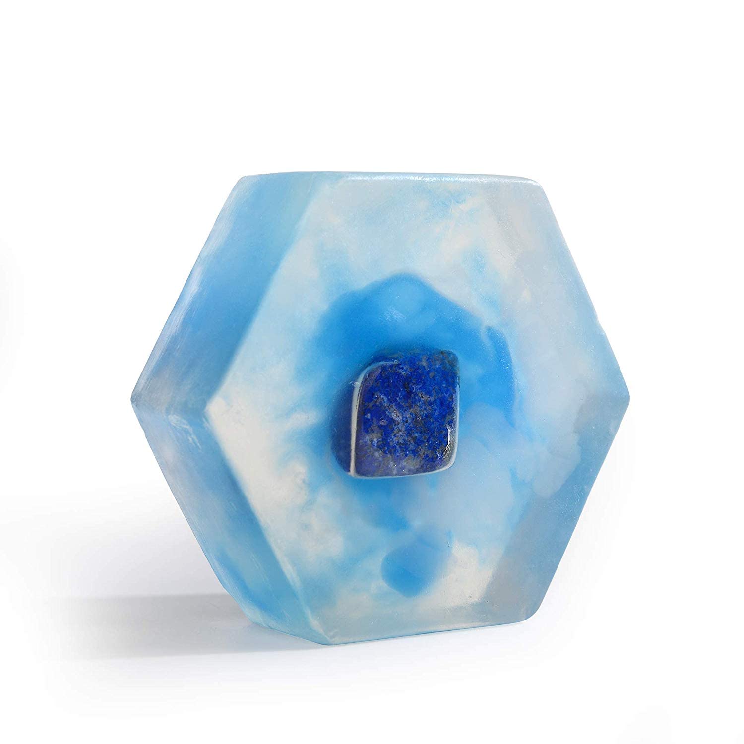 Third Eye Chakra Bar Soap for Women and Men - 3 Soaps - Natural Scented Crystal Chakra Soap with Frankincense Oil(Blue-3) : Beauty & Personal Care