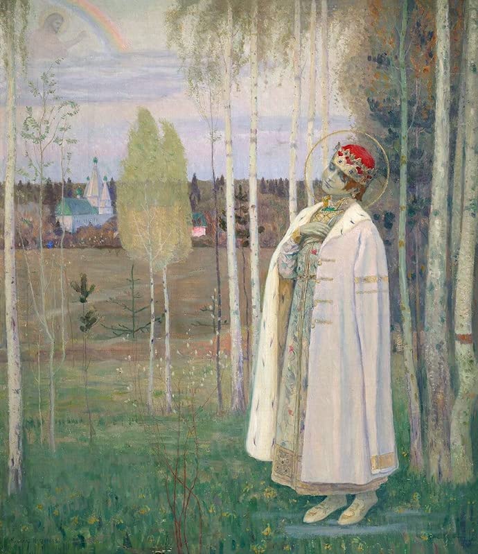 Affiche Toile Dmitri Mikhaïl Nesterov reproduction art 60x90cm