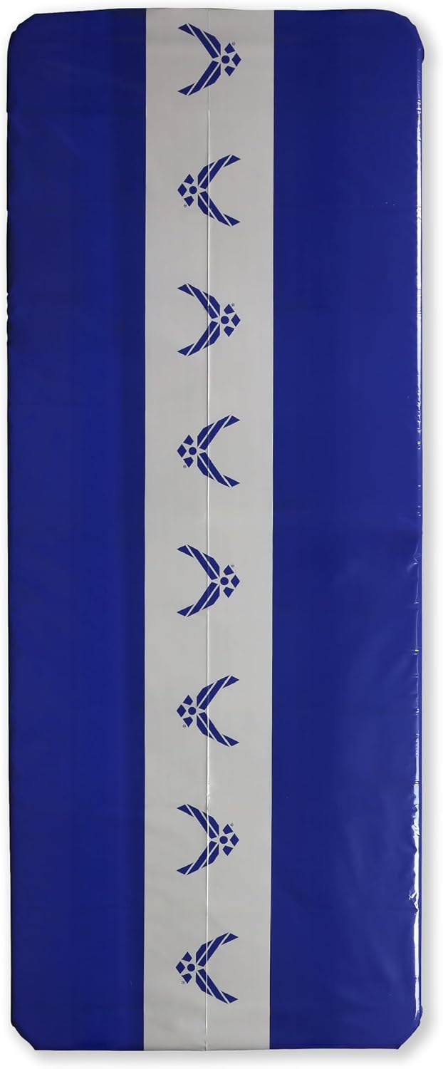 Havercamp U.S. Air Force Premium Disposable Plastic Tablecloth Party Decoration 9 ft. by 4.5 feet Table Cover