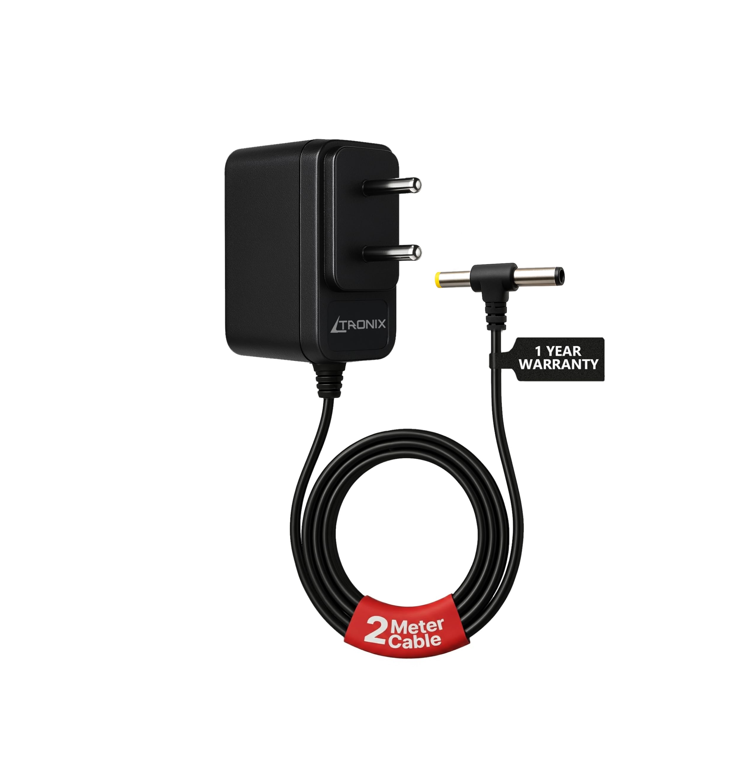 5V 2A DC Power Adapter, 10W DC Power Supply, 1 Year Warranty, 2.5mm x 5.5mm Pin, AC-DC SMPS for CCTV, Routers, Modems, Set-Top Boxes and More, Black-picture-22