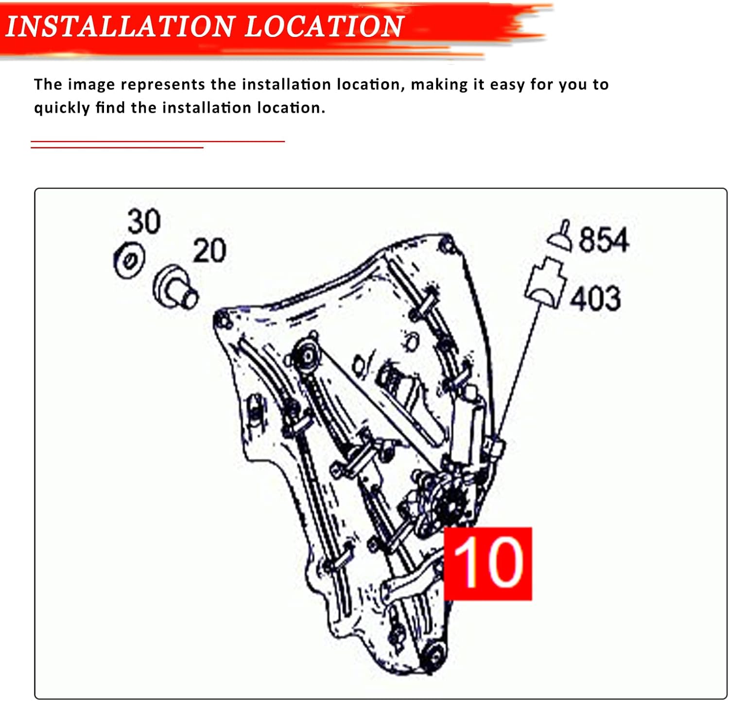 2096700103 A2096700103 Driver Window Regulator Rear Left Driver Quarter Glass Regulator for Mercedes-Benz CLK280 CLK350 CLK500 CLK550 CLK55 AMG CLK63 AMG A209 C209 2003-2009