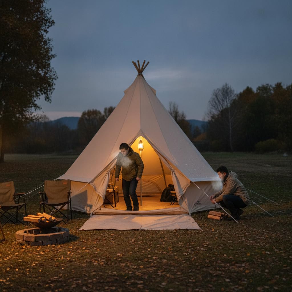 Tienda piramidal para Camping y actividas al Libre, para Viajes - para