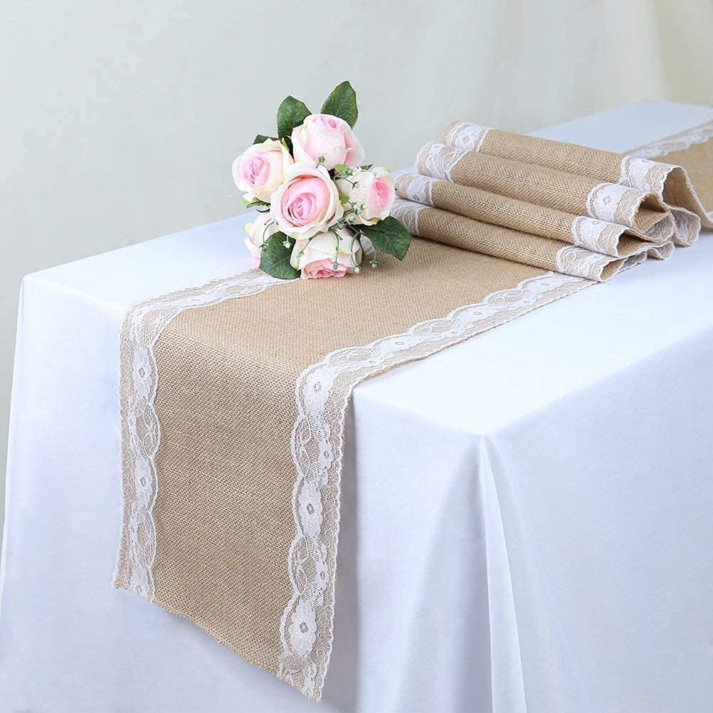 Tischläufer Aus Leinen, 180 X 30 Cm, Naturweiß/beige, Retro Slub-Stoff Für Weihnachten, Hochzeit & Deko