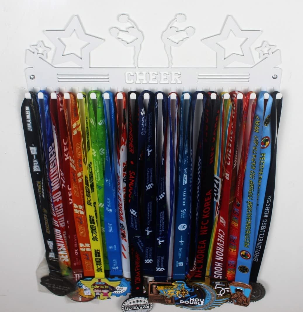 Gymnastics, Dance, Cheer Medal Hanger Display, Medal Holder Ribbon Display & Award Medal Rack, Great Dance Gifts for Kids