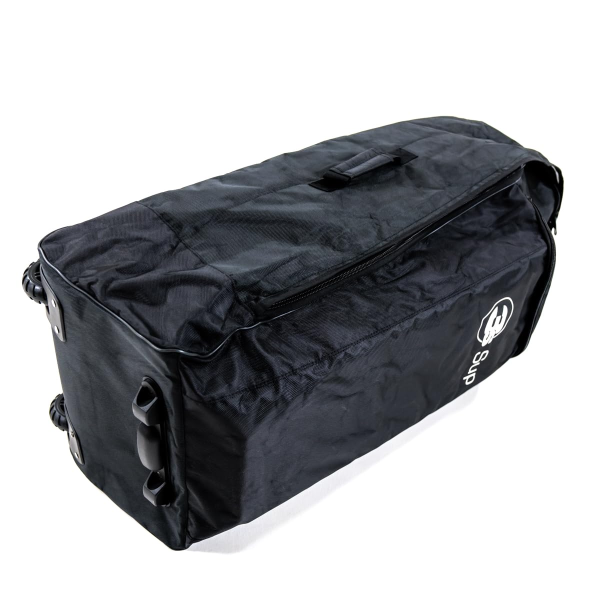 3s-sup No Stress Bag iSUP Board Tasche bis 11'6 mit Trollyfunktion I Inkl. gepolsterten Schultergurten und Bauchgurt I UV-Schutz Innenauskleidung I Schwarz, Größe 94x42x35 cm