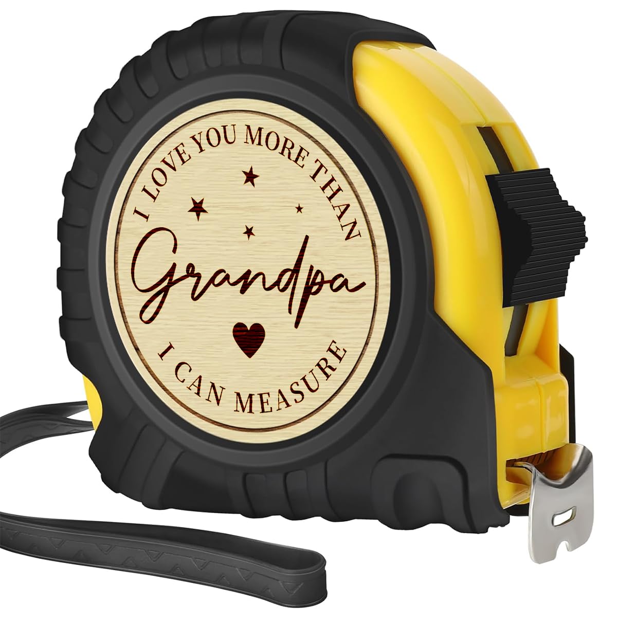 Dad Gifts Father's Day Gifts for Dad Papa Grandpa from Daughter Son Wife Christmas Birthday Tool Wood Worker Carpenter Gift for Papa Tape Measure 25 FT