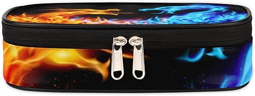 Miniatura 10 de Estuche para lápices de gran capacidad con compartimentos con cremallera, para niños, niñas, adultos, estudiantes, oficina, escuela