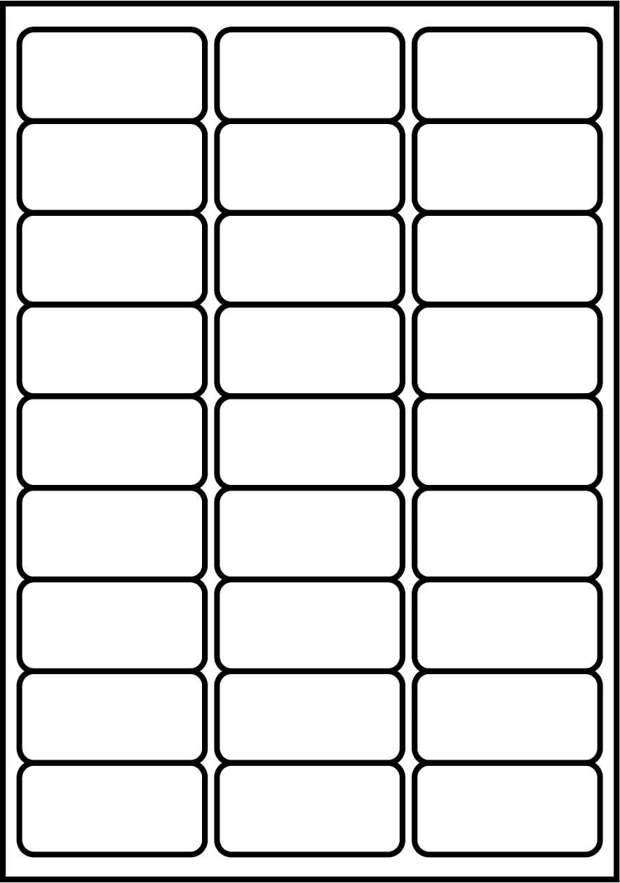 SmithPackaging A4 Self Adhesive Address 2700 Labels, 63.5 mm Length x 29.6 mm Width