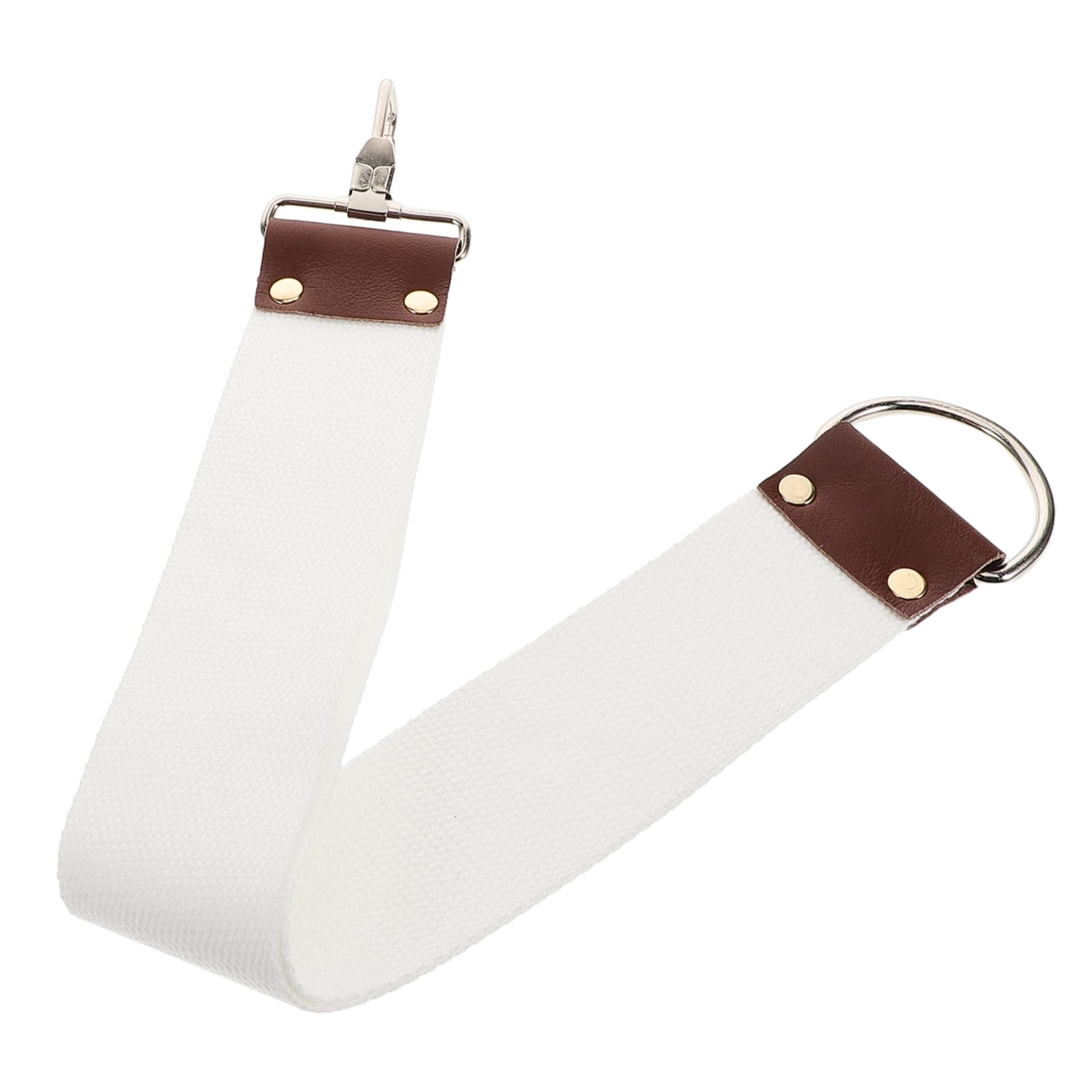 FRCOLOR Straight Razor Strop Barber Canvas Strop Easy to Clean Double Layer Design for Razor Maintenance