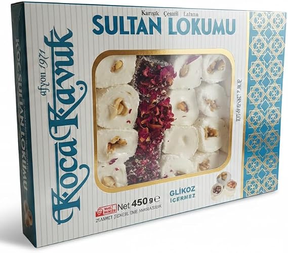 KocaKavuk Afyon Sultan Lokumu Karışık Çeşnili Hediyelik 250-450 Gr (250 Gr)