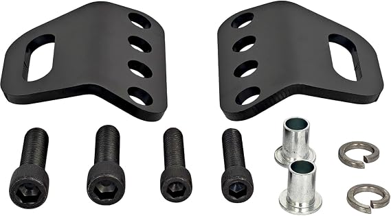 EZROAD 66051 Rear Tie Down Bracket Kit Compatible with Harley-Davidson Touring 2010-up Motorcycle Black