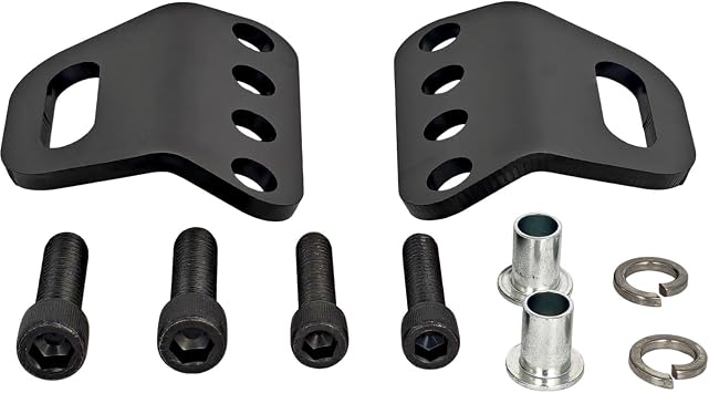 EZROAD 66051 Rear Tie Down Bracket Kit Compatible with Harley-Davidson Touring 2010-up Motorcycle Black