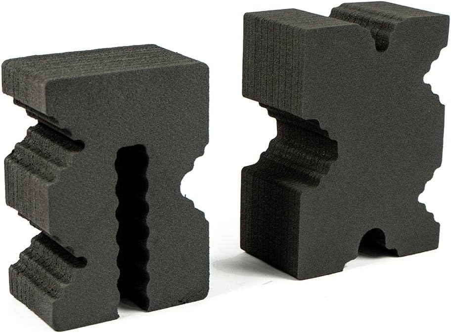 CNNELL 2 Pieces Gun Rifle Holder Shooting Bench Rests Waterproof Foam Heavy Duty Cushions