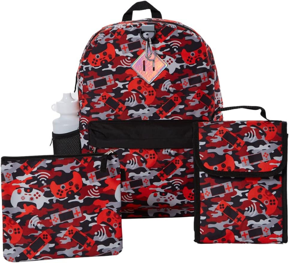 adidas red camo backpack