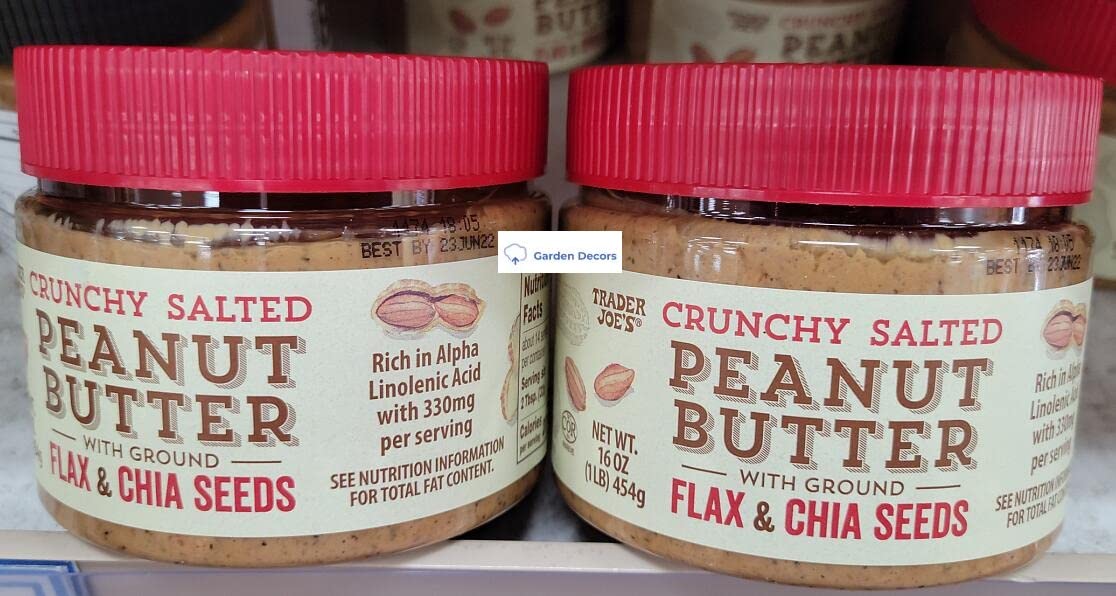 Trader Joe’s Crunchy Salted Peanut Butter with Ground Flax