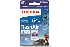 Toshiba FlashAir W-04: 64GB Wireless Memory Card