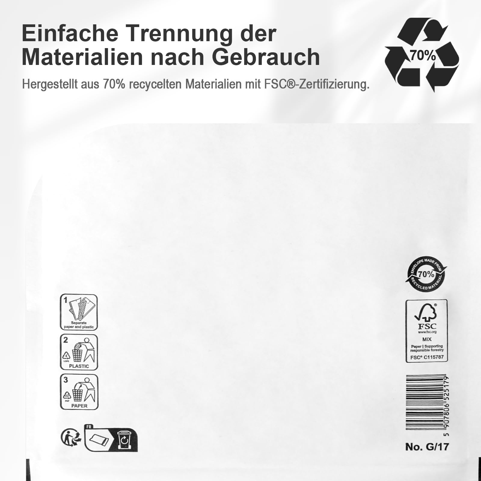 Polsterumschläge A5 Verpacking Luftpolstertaschen  Produktbild-Vorschau 9